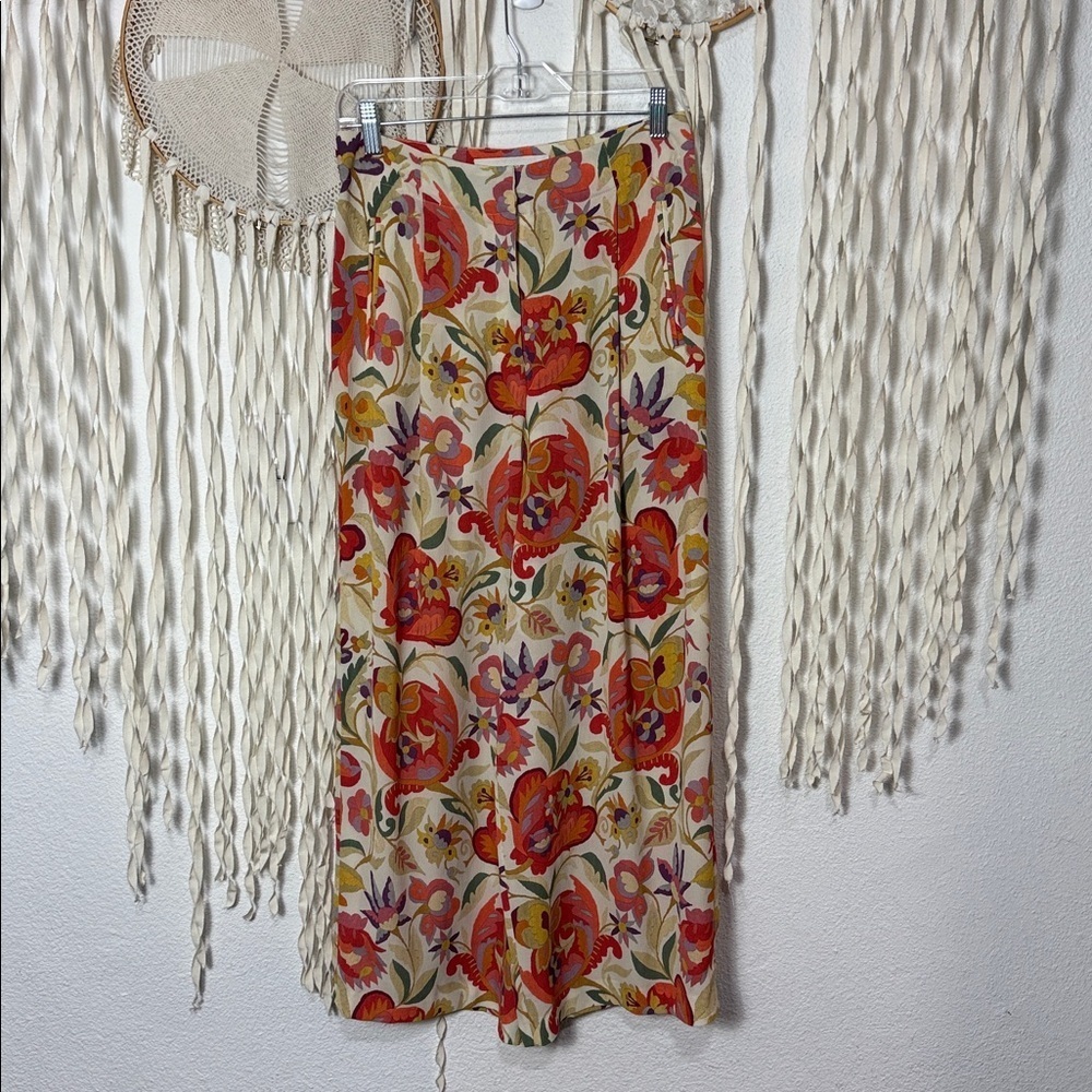 Etro Women’s Colorful Wide Leg Cropped Pants Size 40/XS